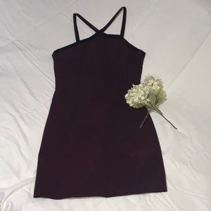 Caché Plum Colored Minidress